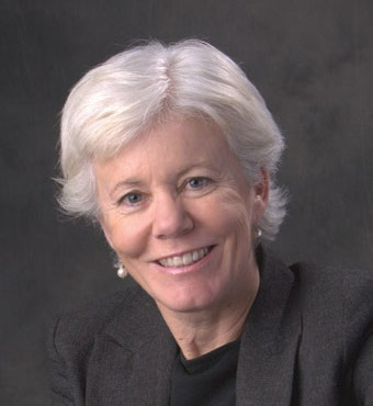 Head and shoulders of Professor Therese Jefferson, Executive Director, Social, Behavioural and Economic Sciences, wearing a brown jacket.