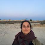 Dr Andreia Pinto Correia at Lake Mungo