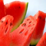 Picture of cut watermelon