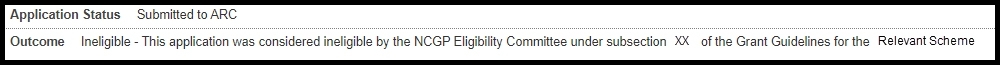 Step 10: How Research Office Staff can view the outcomes of a scheme round within RMS