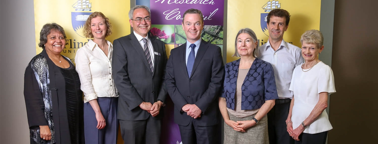 Image: At the 2015 ARC Major Grants Announcement