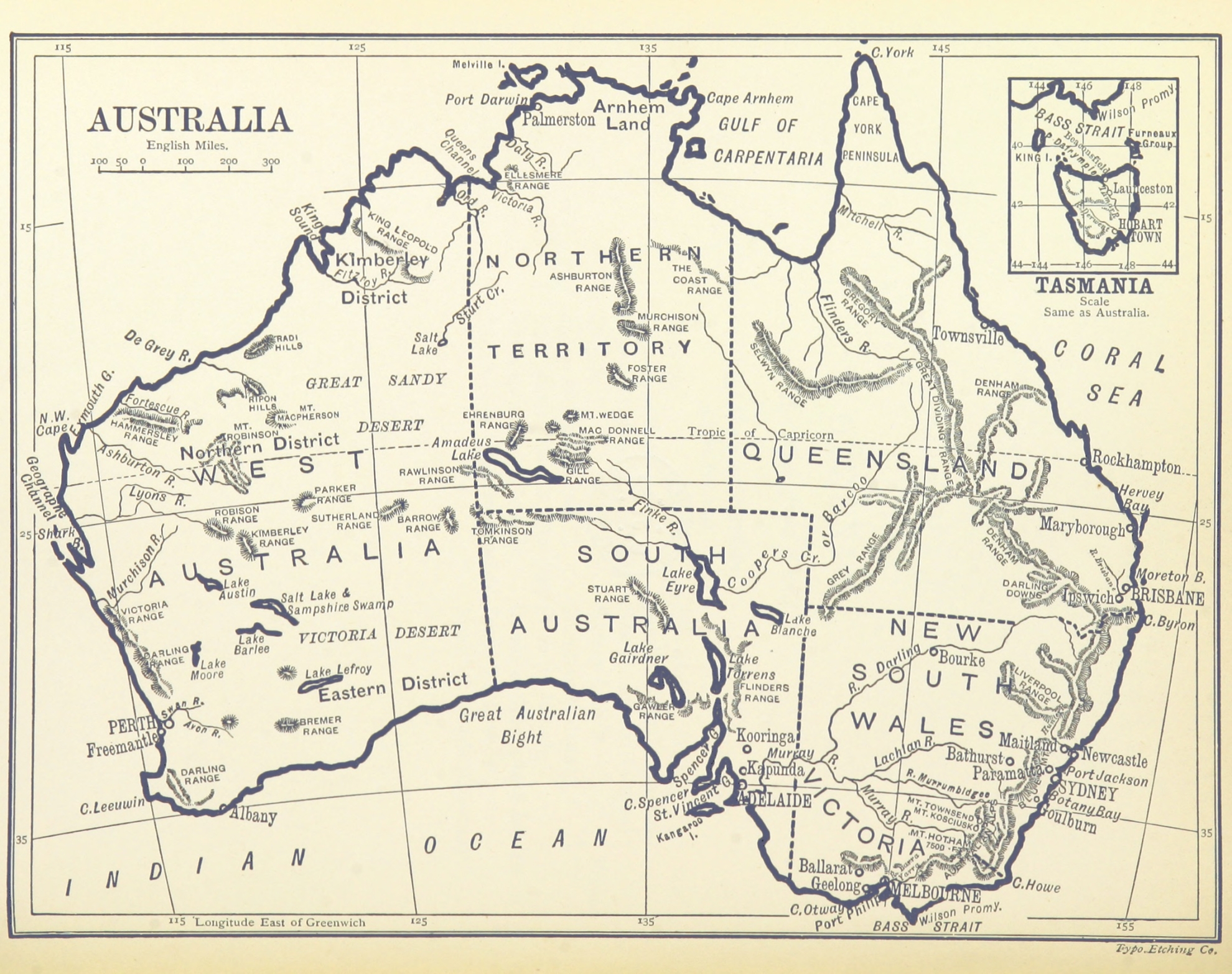 Map of Australia