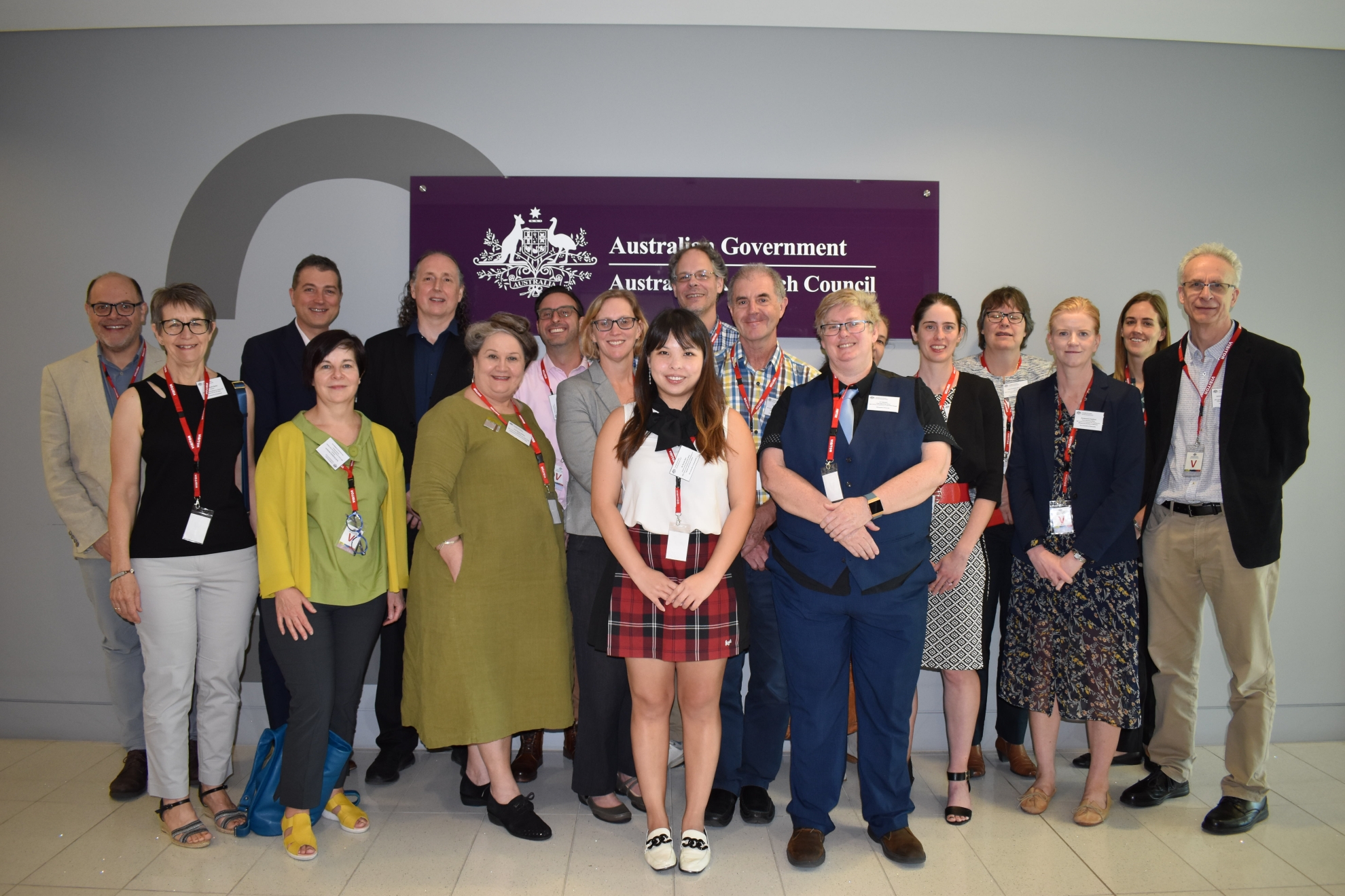 Attendees at the 2019 ARC Centres of Excellence induction day