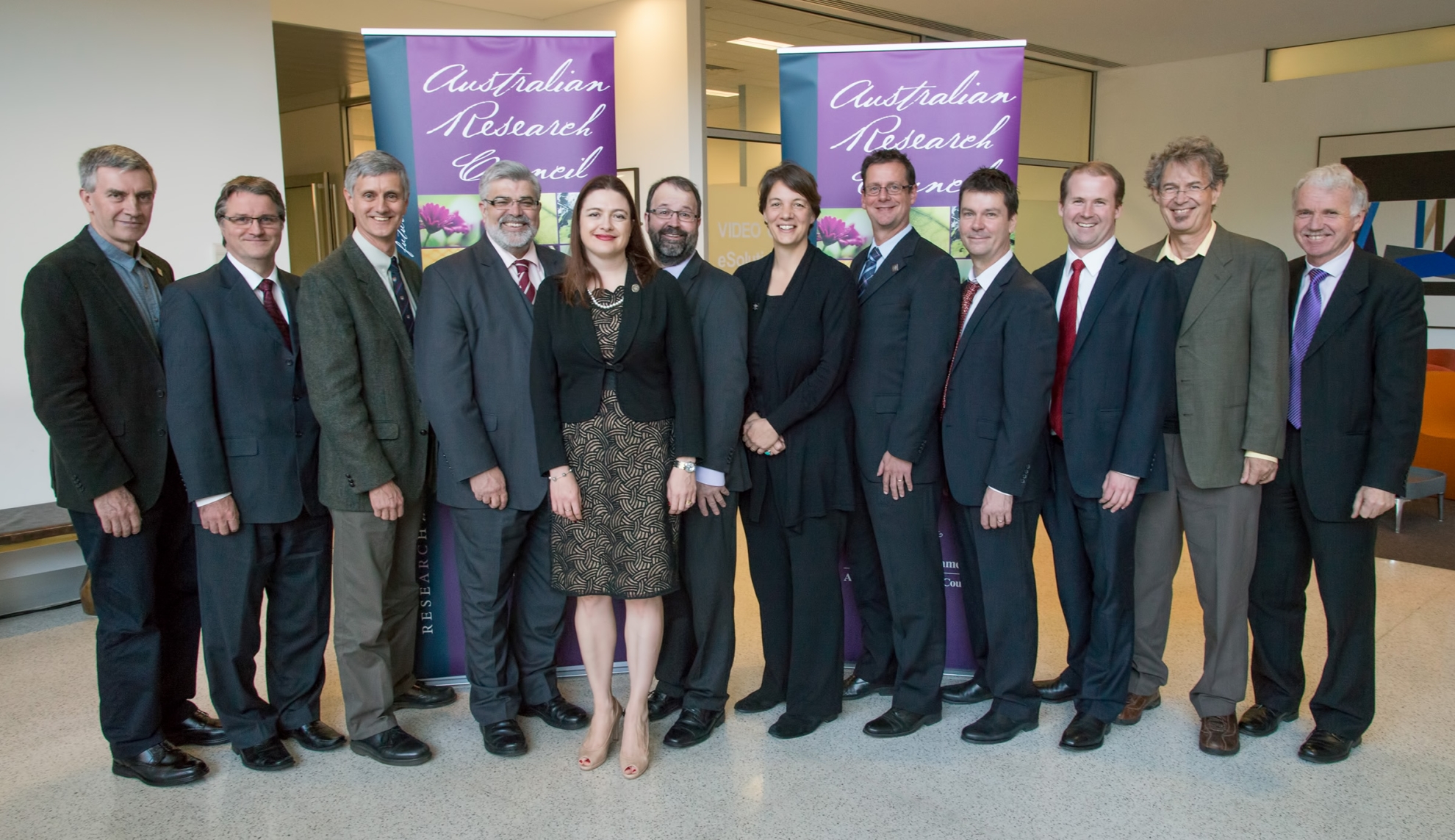A group photograph of the 2013 Australian Laureate Fellowship recipients