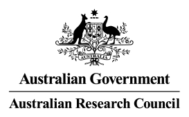 Australian Government, Australian Research Council logo Australian Government, Australian Research Council logo