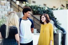 teenagers talking teenagers talking