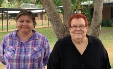 Batchelor Dr Sue Stanton, and Alyawarre woman, Associate Professor Kathryn Gilbey Batchelor Dr Sue Stanton, and Alyawarre woman, Associate Professor Kathryn Gilbey