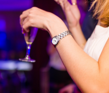Woman Hand Holding Glasses With Drink Party Club Night Woman Hand Holding Glasses With Drink Party Club Night