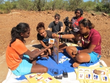 Dr Felicity Meakins in the field Dr Felicity Meakins in the field
