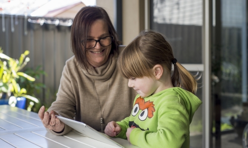 Image: Edith Cowan University researcher and grandmother Dr Donell Holloway. Image credit: Edith Cowan University.