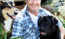 Professor Paul McGreevy and his Labrador retriever, Bundy. Professor Paul McGreevy and his Labrador retriever, Bundy.