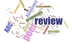 Peer review wordcloud Peer review wordcloud