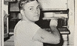Image: Interviewee Dennis Jeffrey, working as a cook on HMAS Vendetta on its 1968–69 tour in Vietnam.