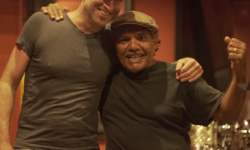 Director and ARC DECRA Tom Murray with Balang T.E. Lewis in 2018. Credit: Tarpaulin Productions