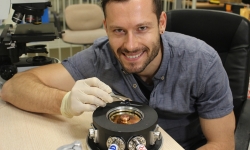 FLEET PhD student Matthias Wurdack (Credit: Phil Dooley ANU) FLEET PhD student Matthias Wurdack (Credit: Phil Dooley ANU)