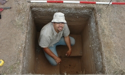 Dr Christopher Wilson has worked at the excavation since before 2008 when the artefact was found. Dr Christopher Wilson has worked at the excavation since before 2008 when the artefact was found.