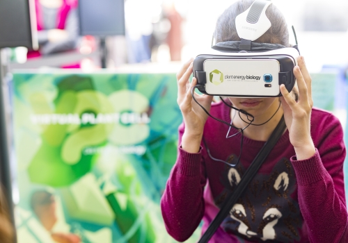 The Virtual Plant Cell uses virtual reality technology to engage the community in plant science and connect audiences to plant energy biology research.