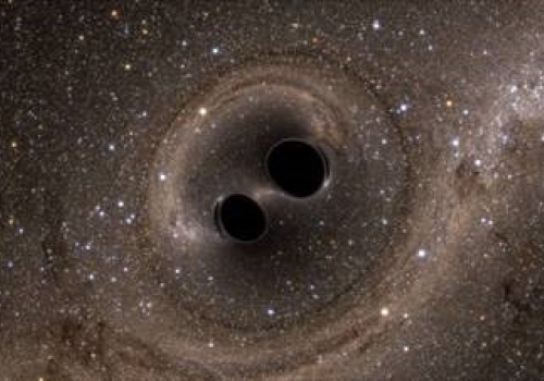 Two Black Holes Merge into One Image Credit: SXS, the Simulating eXtreme Spacetimes (SXS) project Two Black Holes Merge into One Image Credit: SXS, the Simulating eXtreme Spacetimes (SXS) project