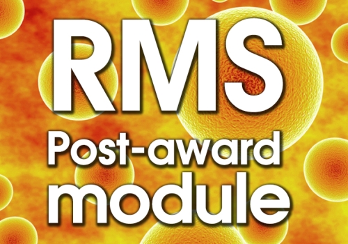 RMS Post-award module RMS Post-award module