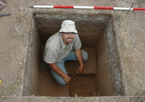Dr Christopher Wilson has worked at the excavation since before 2008 when the artefact was found. Dr Christopher Wilson has worked at the excavation since before 2008 when the artefact was found.