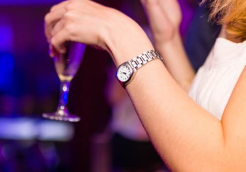Woman Hand Holding Glasses With Drink Party Club Night Woman Hand Holding Glasses With Drink Party Club Night