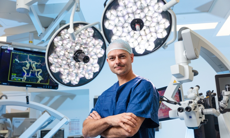 Professor Antonio Di leva. Credit: Macquarie Neurosurgery.