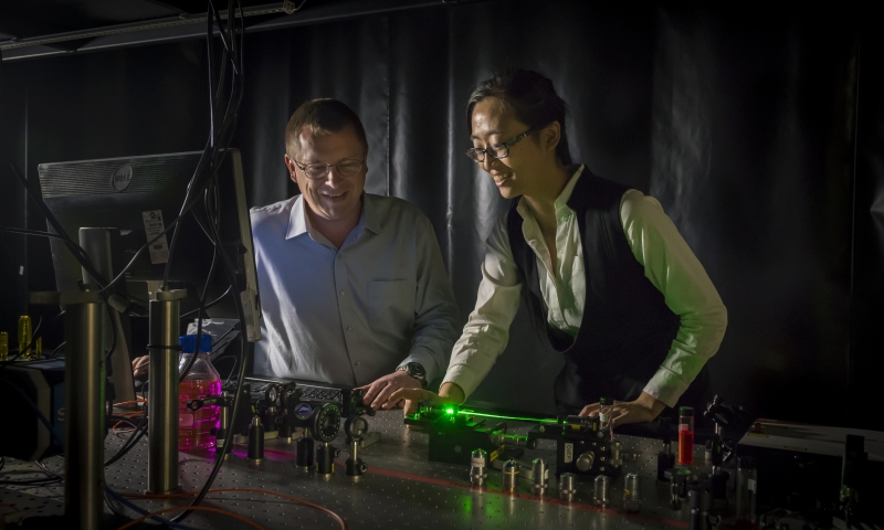 Rodney kirk, Jiawen Li. Credit: University of Adelaide.