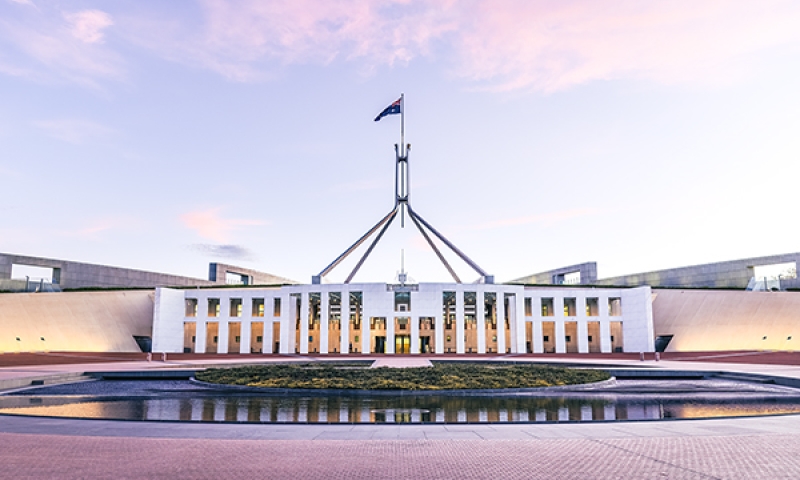 Image of Parliament House - Located in Canberra, Australia