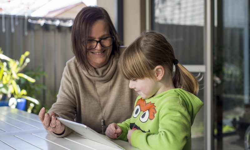 Image: Edith Cowan University researcher and grandmother Dr Donell Holloway. Image credit: Edith Cowan University.